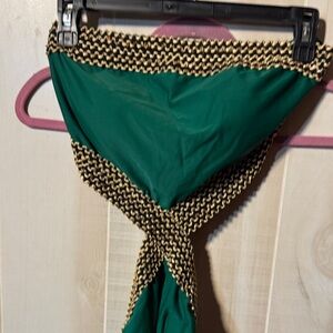 Green and Gold Bikini Bottom